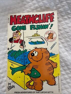 Gone Fishin' - Orange Cat Comic Cover